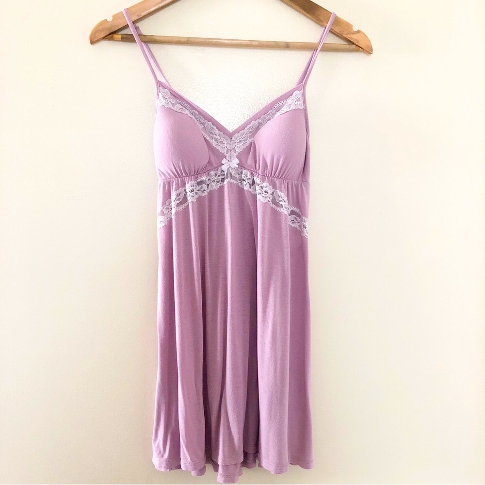 Vintage Victoria Secret Baby Doll Cotton Nightgown Lingerie Sleep Shirt Womens S
